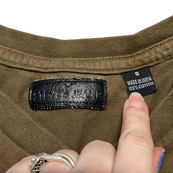 Steves Jeans - Men’s Cotton Graphic Tee Sz. SM - Picture 4 of 5